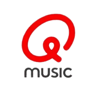 Logo Qmusic, klant van Photoboothhuren.com
