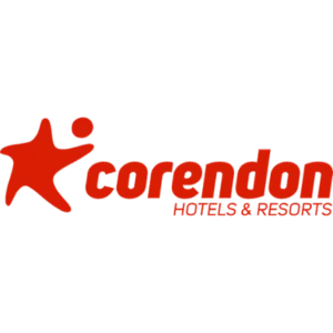 Logo Corendon Hotels & Resorts, klant van Photoboothhuren.com
