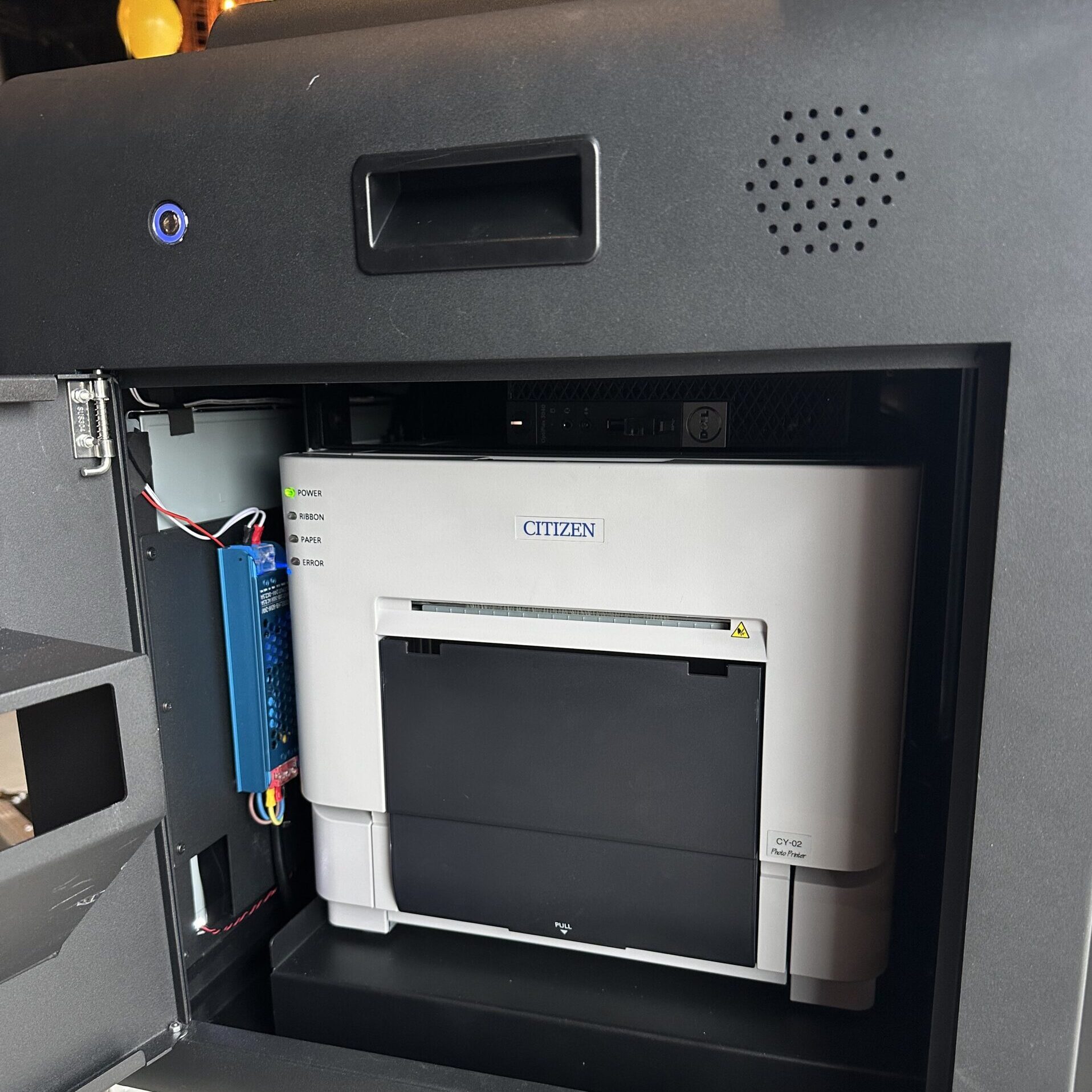 plug & play photobooth binnenkant