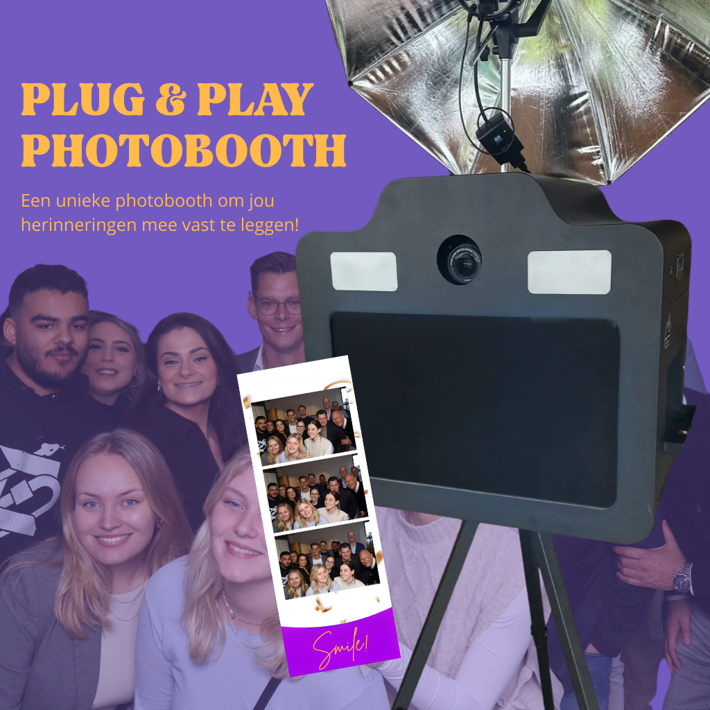 Plug and play - photobooth - Custom design - Kopen - Compleet
